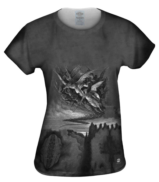 Gustave Dore - "Paradise Lost The fallen Angels explore Hell" (1866) Womens Top