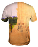 Paul Gauguin - "Tahitians at rest (unfinished)" (1891)