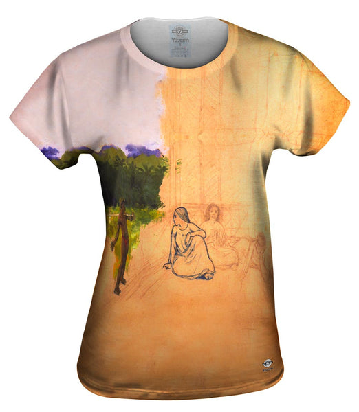 Paul Gauguin - "Tahitians at rest (unfinished)" (1891)&nbsp;Womens Top