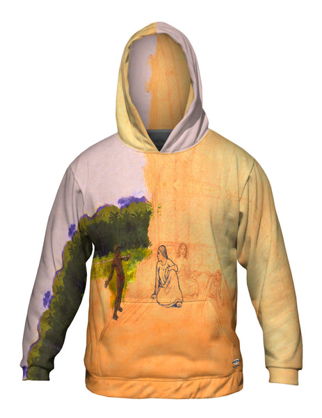 Paul Gauguin - "Tahitians at rest (unfinished)" (1891)&nbsp;Mens Hoodie Sweater