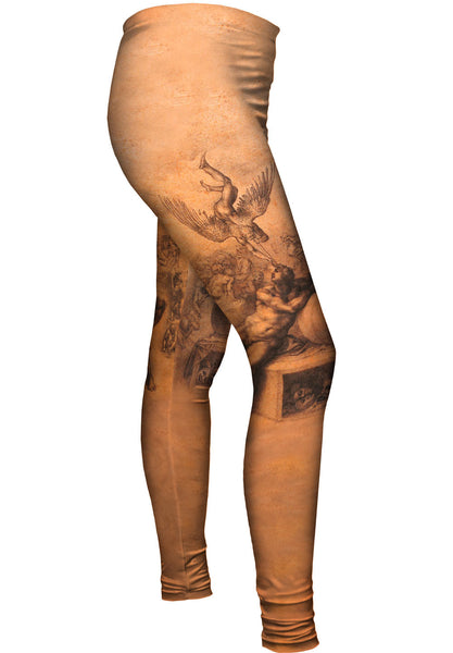 Michelangelo - "The Dream of Human Life" (1533)&nbsp;Womens Leggings