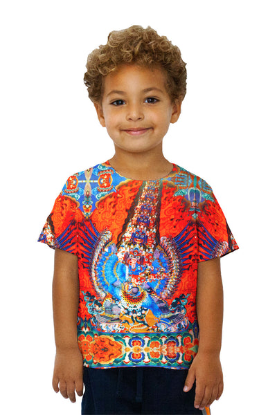 Kids "Tibetan Thangka Of The Blue Tara" Kids T-Shirt