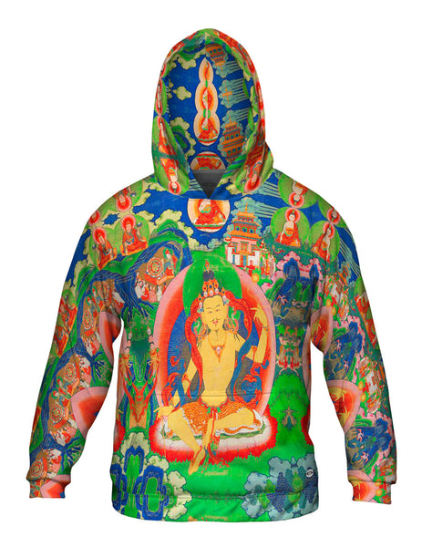 "Bhutanese Thanka Of Guru Nyima Ozer" Mens Hoodie Sweater