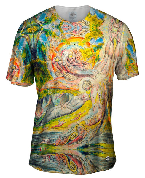 William Blake - "Miltons Mysterious Dream" (1820) Mens T-Shirt