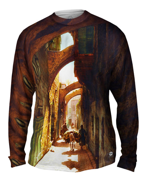 Lewis Larsson - "Via Dolorosa, Jerusalem" (1919)&nbsp;Mens Long Sleeve