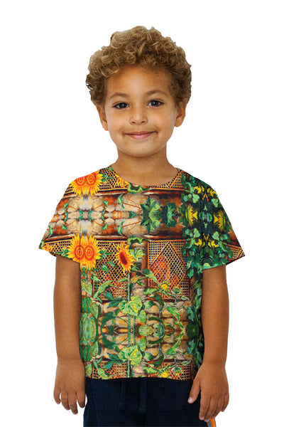 Kids James Tissot - "Behold He Standeth Behind Our Wall" (1894)&nbsp;Kids T-Shirt