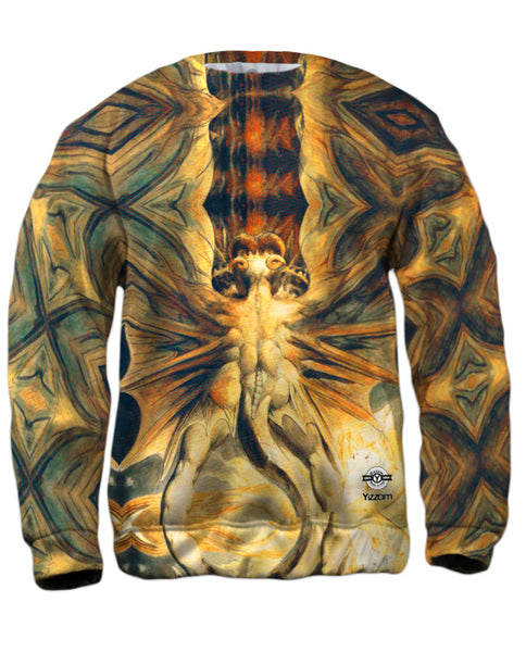 William Blake - "The Red Dragon And The Woman Clothed In Sun" (1803) Mens Sweatshirt