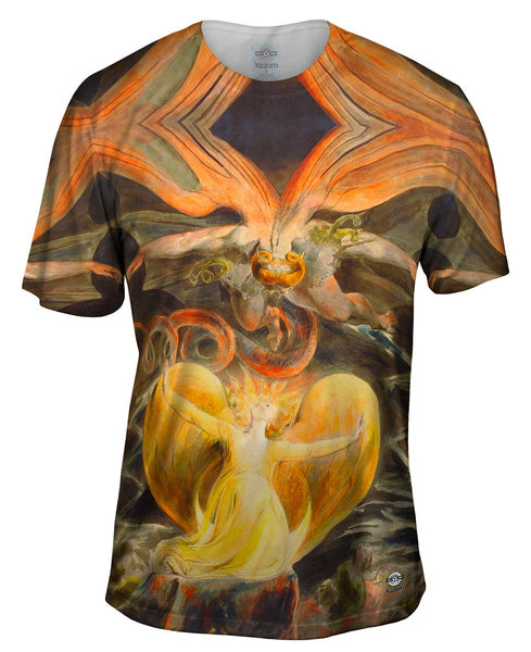 William Blake - "Le Grand Dragon Rouge Et La Femme Vetue De Soleil" (1805)&nbsp;Mens T-Shirt