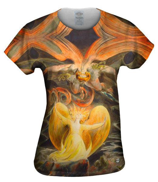 William Blake - "Le Grand Dragon Rouge Et La Femme Vetue De Soleil" (1805) Womens Top