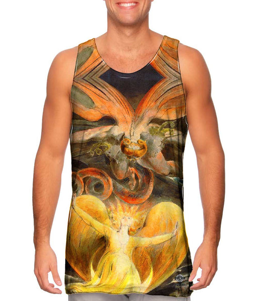 William Blake - "Le Grand Dragon Rouge Et La Femme Vetue De Soleil" (1805)&nbsp;Mens Tank Top