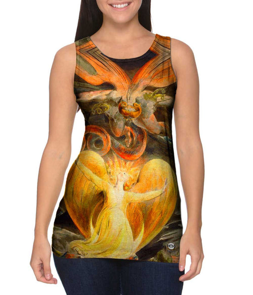 William Blake - "Le Grand Dragon Rouge Et La Femme Vetue De Soleil" (1805)&nbsp;Womens Tank Top
