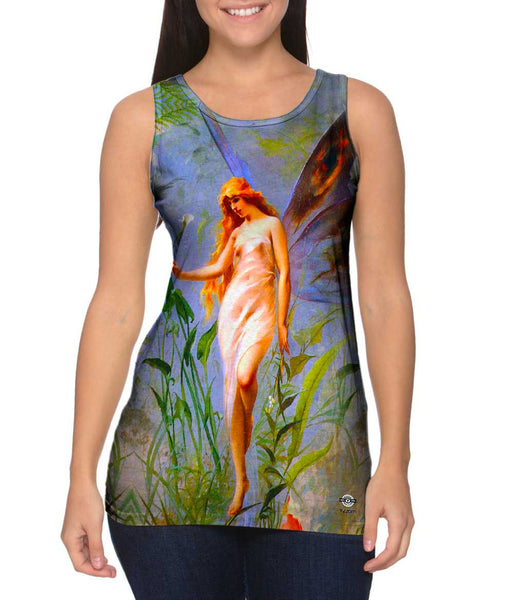 Falero Luis Ricardo - "Lily Fairy" (1888) Womens Tank Top