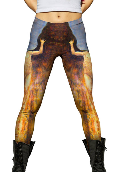 Sascha Schneider - "Icarus" (1906)&nbsp;Womens Leggings