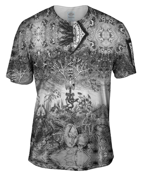 Felicien Rops - "Les Epaves" (1866)&nbsp;Mens T-Shirt