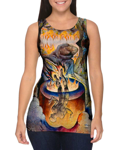 William Blake - "Divine Comedy Illustration" (1824)&nbsp;Womens Tank Top