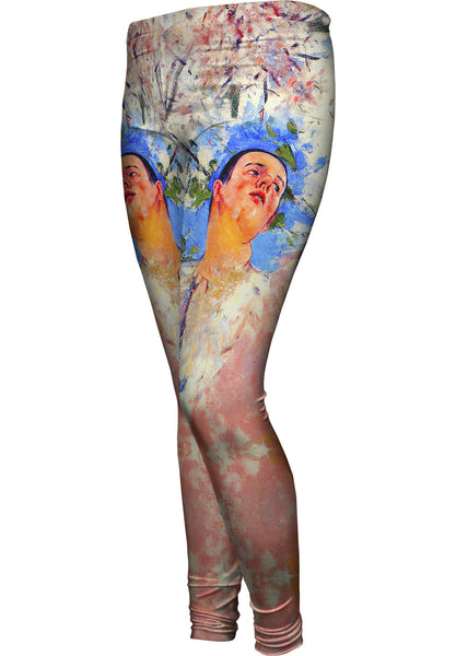 Mary Cassatt - "Young Woman Picking the Fruit of Knowledge" (1892)&nbsp;Womens Leggings