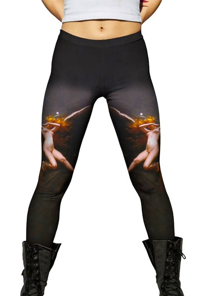 Luis Ricards Falero - "A Fairy Under Starry Skies"&nbsp;Womens Leggings