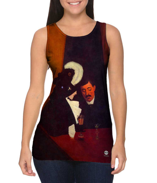 Felix Vallotton - "Au café ou le provincial" (1909)&nbsp;Womens Tank Top