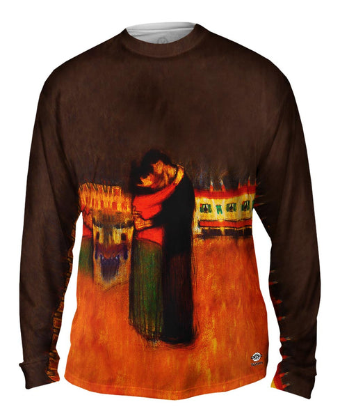 Pablo Picasso - "Lovers of the street" (1990) Mens Long Sleeve