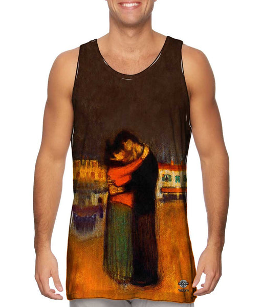 Pablo Picasso - "Lovers of the street" (1990) Mens Tank Top