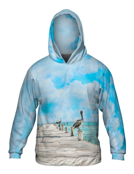 Mario Maruffi - "Bird On Pier" (2014)&nbsp;Mens Hoodie Sweater
