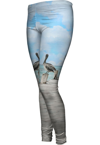 Mario Maruffi - "Bird On Pier" (2014)&nbsp;Womens Leggings