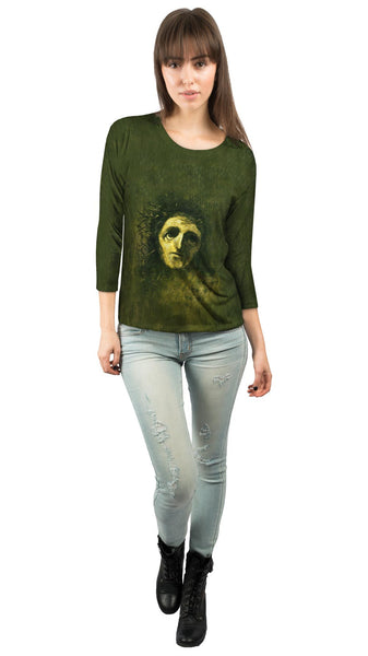 Odilon Redon - "Christ" (1887)&nbsp;Womens 3/4 Sleeve