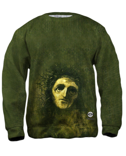 Odilon Redon - "Christ" (1887) Mens Sweatshirt