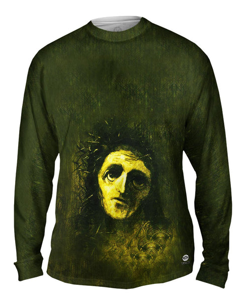 Odilon Redon - "Christ" (1887) Mens Long Sleeve