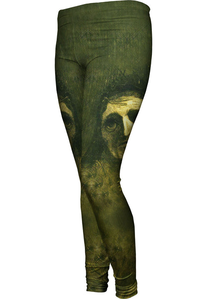 Odilon Redon - "Christ" (1887) Womens Leggings