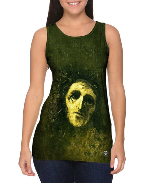 Odilon Redon - "Christ" (1887) Womens Tank Top