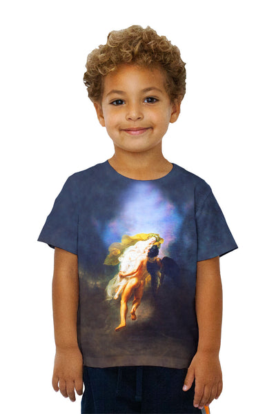 Kids Joseph Ferdinand Lancrenon - "Boreas abducting Oreithyia" (1822)&nbsp;Kids T-Shirt