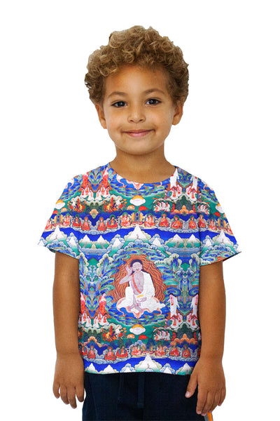 Kids "Bhutanese painted thanka of Milarepa"&nbsp;Kids T-Shirt