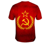 Soviet Union Grunge Flag