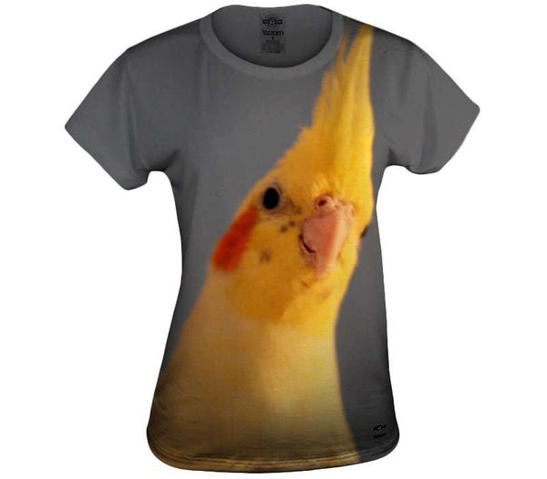 Curious Cockatiel Parrot Womens Top