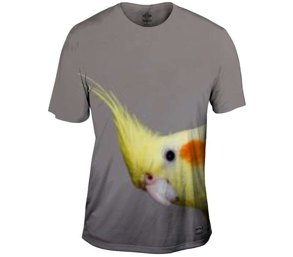 Bowing Cockatiel Parrot Mens T-Shirt