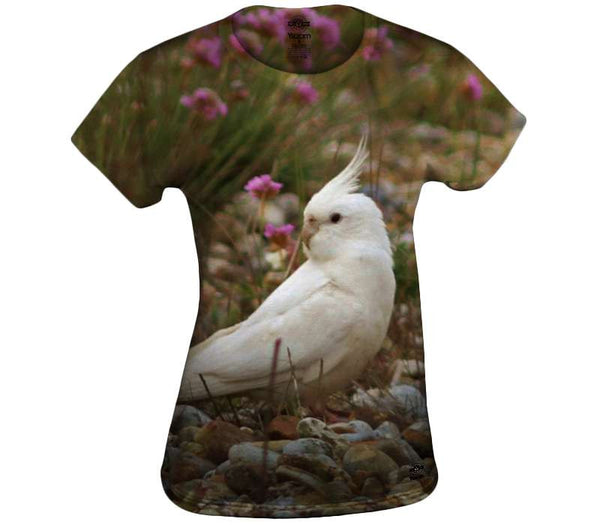 White Cockatiel Womens Top