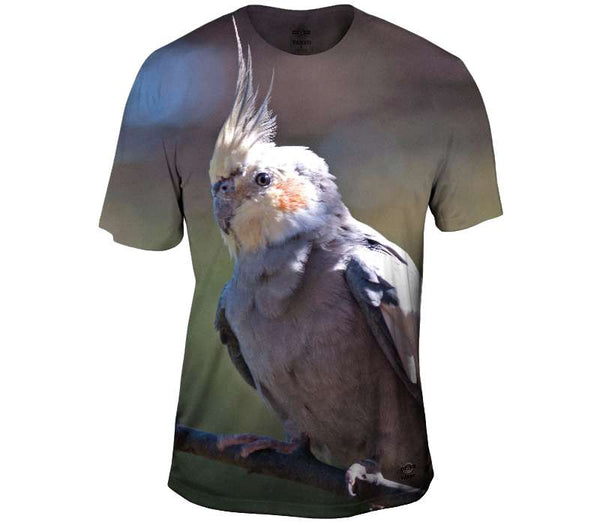Cute Wild Cockatiel Mens T-Shirt