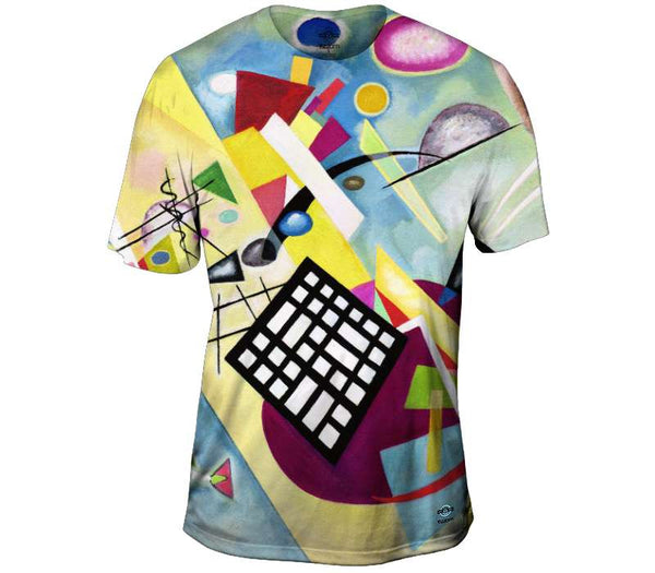 Black Grid - Kandinsky Mens T-Shirt