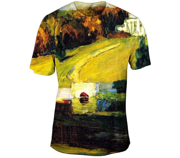 Sketch for Akhtyrka - Autumn - Kandinsky Mens T-Shirt