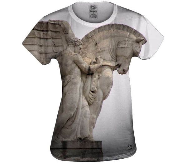 Pegasus And The Master Womens Top