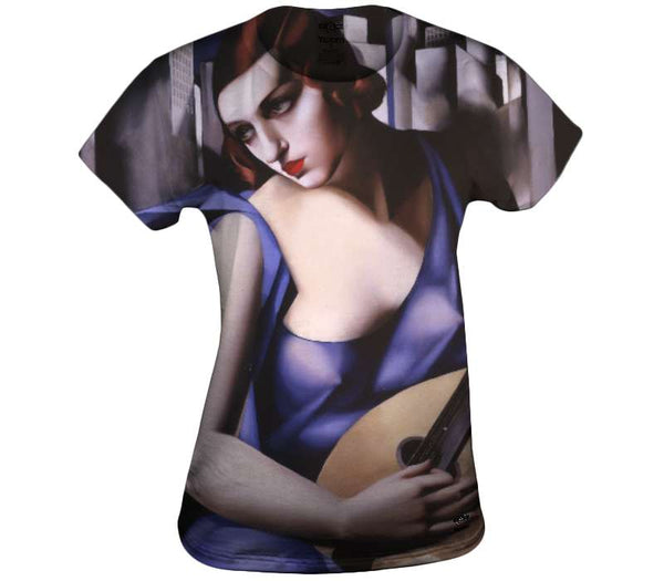 The Woman And The Lute Womens Top