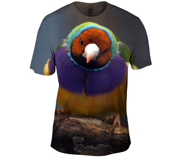 Gouldian Finch Looking At You Mens T-Shirt