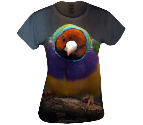 Gouldian Finch Looking At You Womens Top