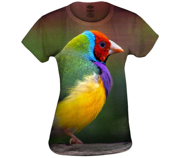 Lady Gouldian Finch Womens Top