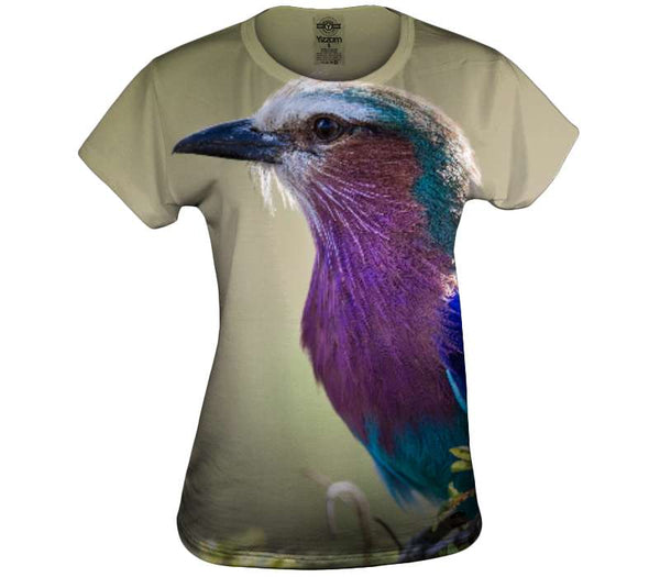 Lilac Breasted Roller on a Branch Womens Top