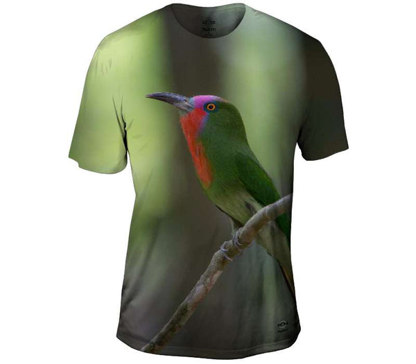 Red Bearded Bee Eater Mens T-Shirt