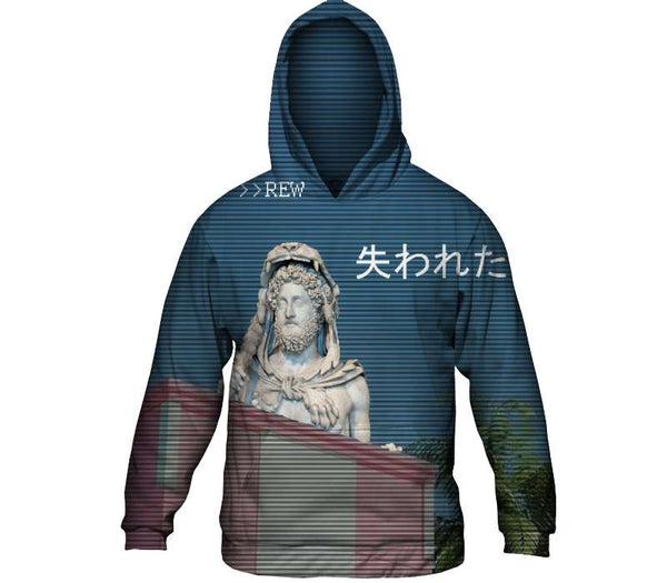 Commodus Lost In the Pink City Mens Hoodie Sweater