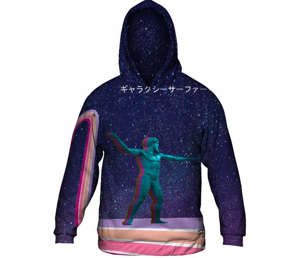 Intergalactic Galaxy Surfer Mens Hoodie Sweater