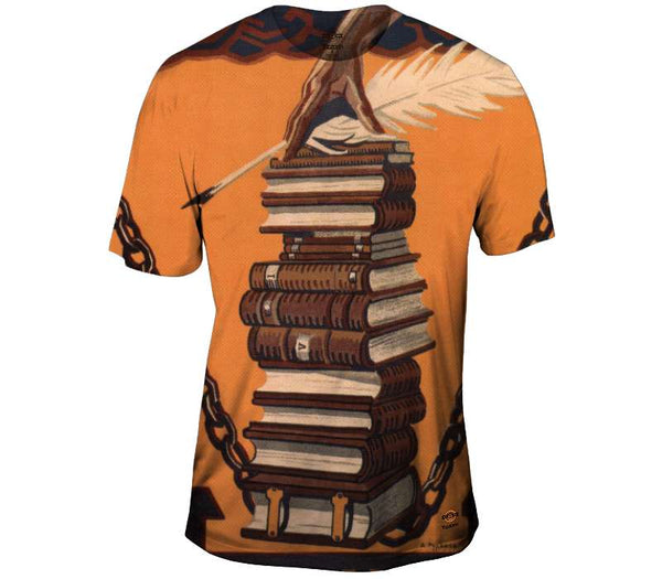 Knowledge Will Break the Chains of Slavery Mens T-Shirt